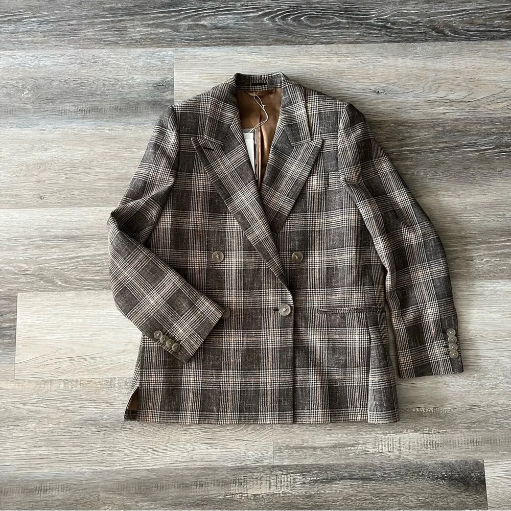 NWT Acne Studios herringbone oversize blazer - Picture 5 of 16